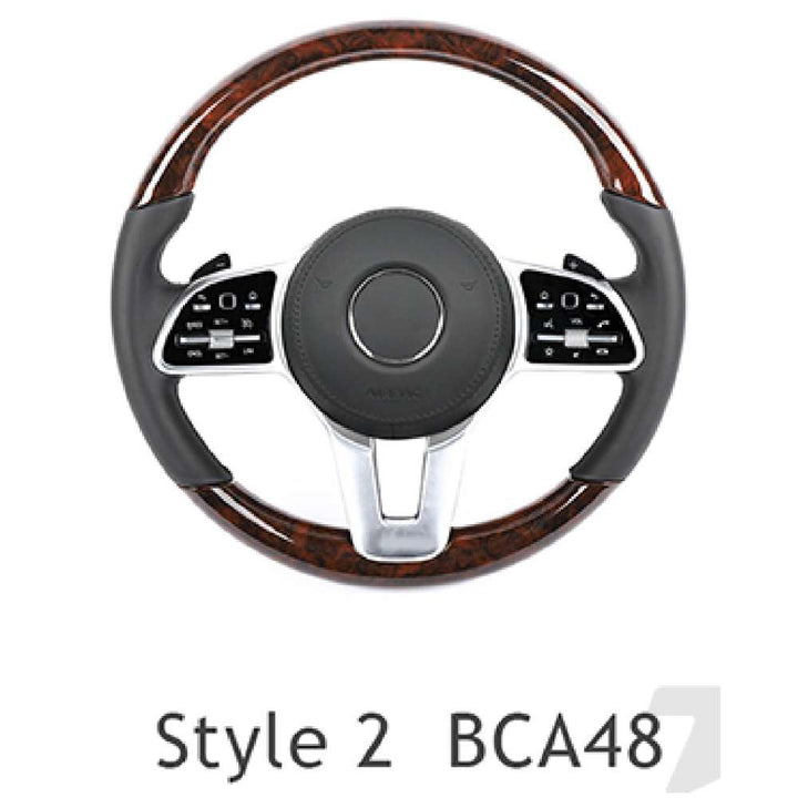 Car Craft Compatible With Mercedes A B C E S G V M Class Ml Gl Gla Glb Glc Gle Gls Slk G55 G63 G Wagon Eqs Upgraded Custom Amg Brabus Maybach Full Steering Wheel Style 2bca48 CC-8152 - CAR CRAFT INDIA