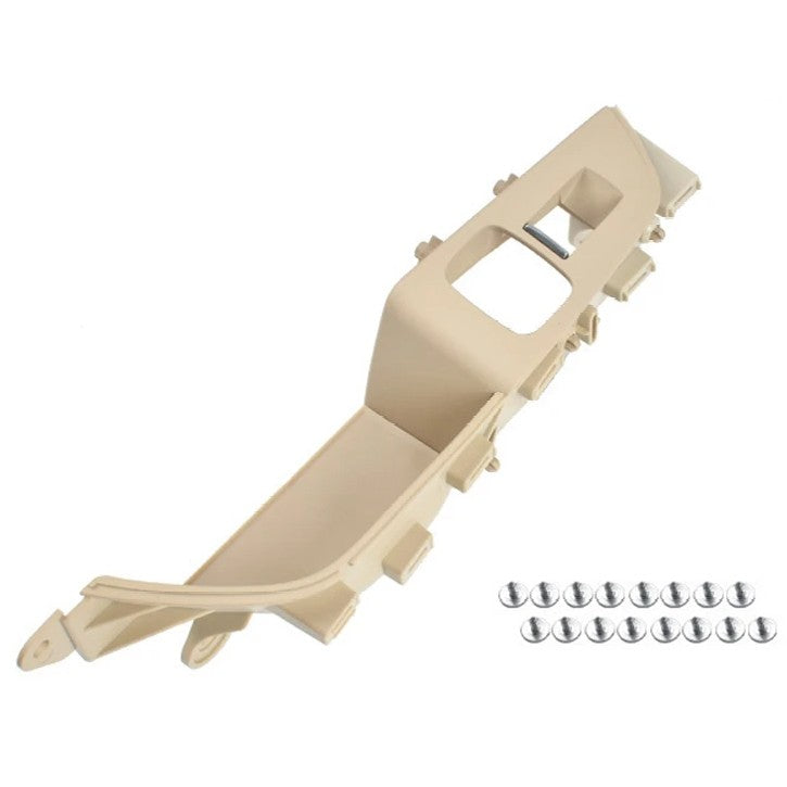 Car Craft Compatible With Bmw 6 Series G32 2017-2022 Car Inner Interior Door Pull Handle Window switch Cover Armrest Assembly Trim Rear Beige Left 51427466775 B - CAR CRAFT INDIA