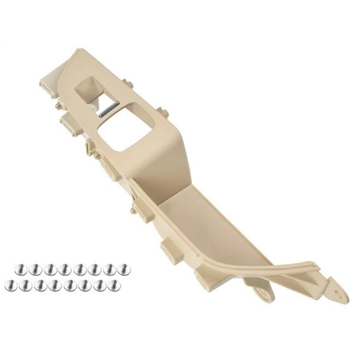 Car Craft Compatible With Bmw 6 Series G32 2017-2022 Car Inner Interior Door Pull Handle Window switch Cover Armrest Assembly Trim Rear Oyester Right 51427466778 B - CAR CRAFT INDIA