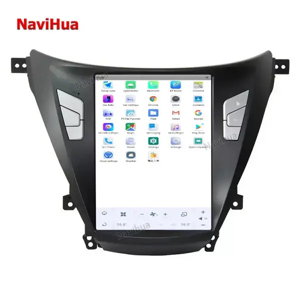 10.4 Inch Vertical Screen Android 11.0 Car Audio Stereo DVD Player GPS Navigation for Tesla Style Hyundai Elantra