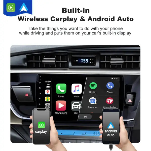 10" Android 12 Player for Toyota Corolla Altis RHD 2014/2015/2016 Carplay Car Head Unit Radio Stereo Multimedia GPS DVD 4G Wifi