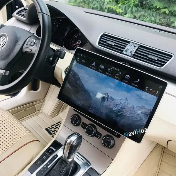 12.8 Inch Android 8.1 System 2 Din Universal Car DVD Audio PX6 360 Turn IPS Screen 1920*1080 Car Radio for Tesla Model