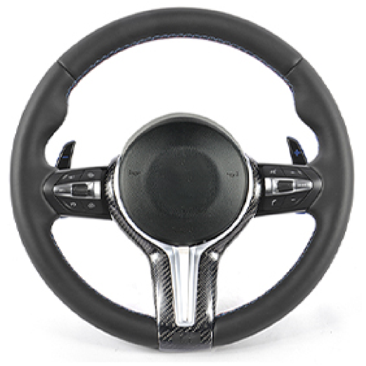 Car Craft Compatible With Bmw 3 Series E90 E91 E92 E93 2006-2012 X5 E70 X6 E71 2006-2014 Z4 E89 2009-2016 X1 E84 2010-2016 Upgraded Custom M Sports M3 M5 Full Steering Wheel Style 4 Bma17s CC-8010 - CAR CRAFT INDIA