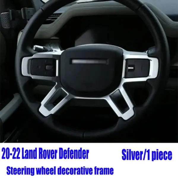 20-22 Land Rover New Defender Steering Wheel Button Decoration Frame Defender 110 Interior Modification Decoration