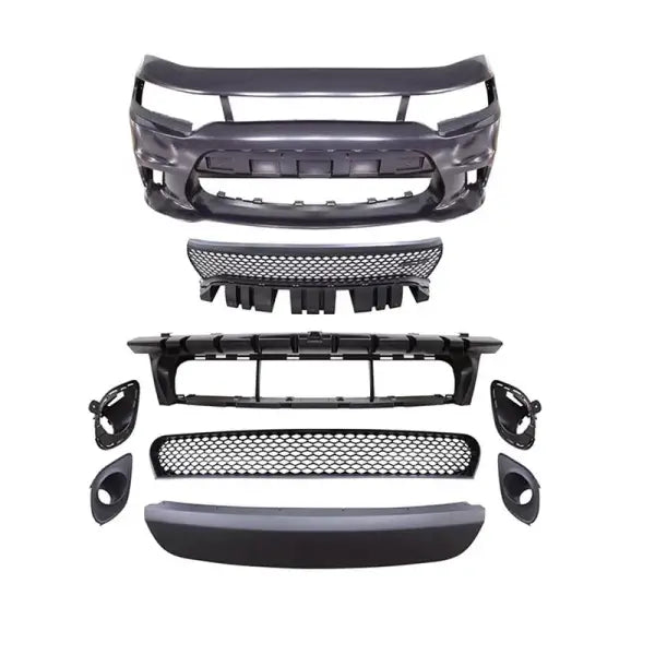2015 SRT Style PP ABS Material Car Front Bumper with Fog Lamp Hole for Charger 2015+