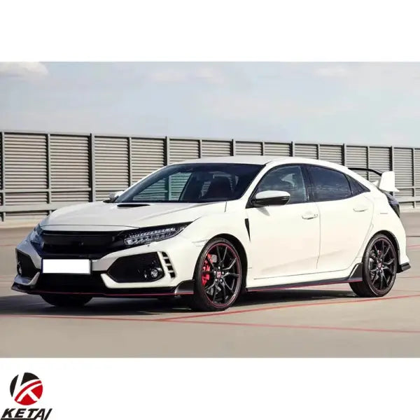 2016 Type-R Style Car Front Bumper Lip Grille Body Kit Type R Front Bumper for HONDA CIVIC 2016-2022