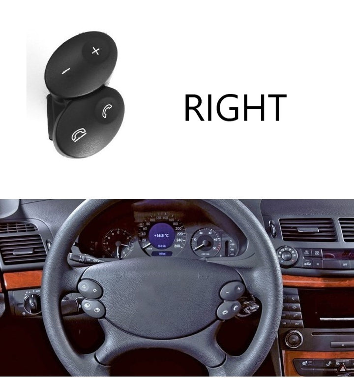 Car Craft Steering Wheel Knob Button Compatible With Mercedes E Class W211 2006-2009 Cls W218 Steering Wheel Knob Button Black 23082023109116-t2 Right CC-2734 - CAR CRAFT INDIA