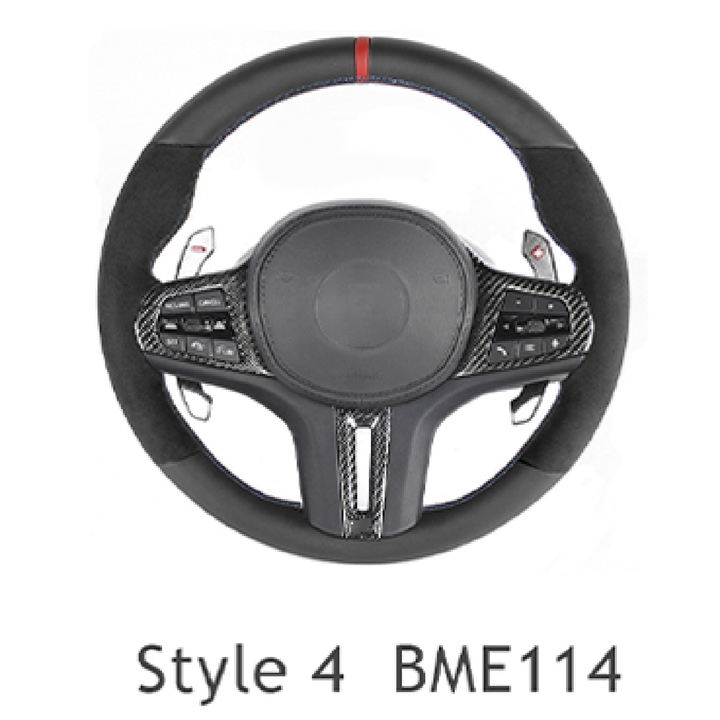 Car Craft Compatible With Bmw 3 Series E90 E91 E92 E93 2006-2012 X5 E70 X6 E71 2006-2014 Z4 E89 2009-2016 X1 E84 2010-2016 Upgraded Custom M Sports M3 M5 Full Steering Wheel Style 4 Bme114 CC-8046 - CAR CRAFT INDIA