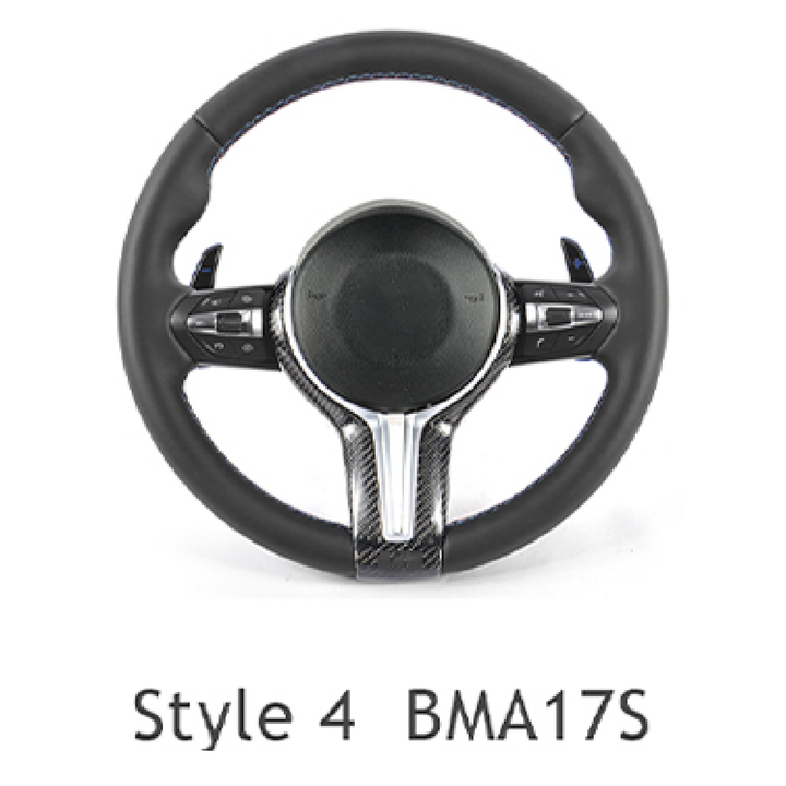 Car Craft Compatible With Bmw 3 Series E90 E91 E92 E93 2006-2012 X5 E70 X6 E71 2006-2014 Z4 E89 2009-2016 X1 E84 2010-2016 Upgraded Custom M Sports M3 M5 Full Steering Wheel Style 4 Bma17s CC-8010 - CAR CRAFT INDIA