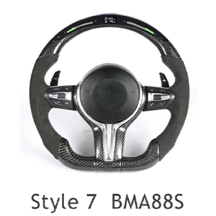 Car Craft Compatible With Bmw 3 Series E90 E91 E92 E93 2006-2012 X5 E70 X6 E71 2006-2014 Z4 E89 2009-2016 X1 E84 2010-2016 Upgraded Custom M Sports M3 M5 Full Steering Wheel Style 7 Bma88s CC-8028 - CAR CRAFT INDIA