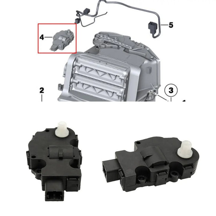 Car Craft Compatible With Mercedes C Class W204 07-14 E Class W212 W207 09-15 Cls W218 11-17 S Class W221 07-13 Air Ac Heater Climate Control Damper Actuator Bracket Hvac Air Door 2219066900 - CAR CRAFT INDIA