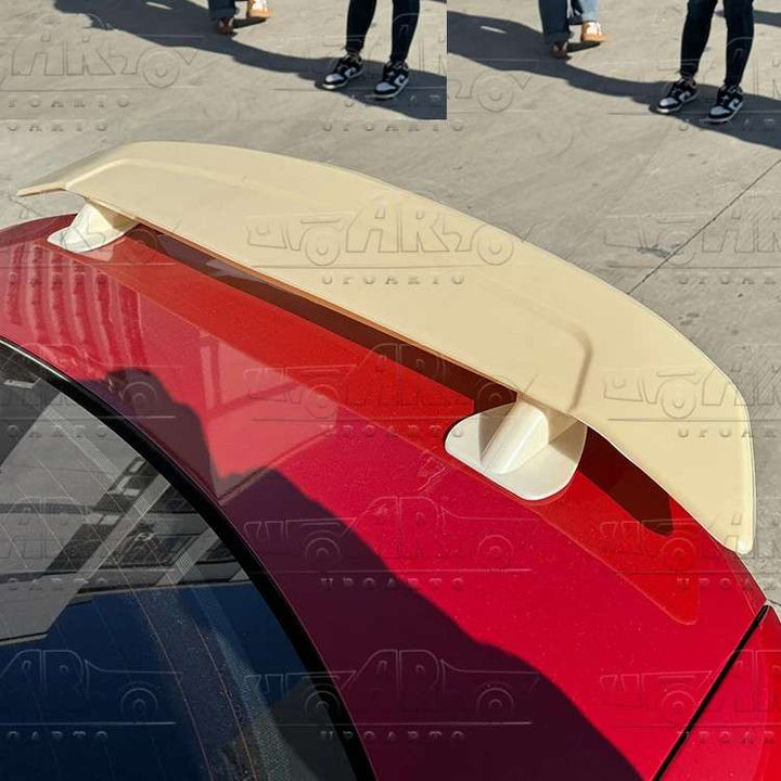 Car Craft Compatible With Bmw Mercedes Audi Jaguar Porsche Bentley Jaguar Toyota Lexus Mini Land Rover Skoda Volkswagen Kia Ford Hyundai Honda Tata Godzilla Universal Spoiler Ar-universal-019 Cf Carbon Fiber Look - CAR CRAFT INDIA