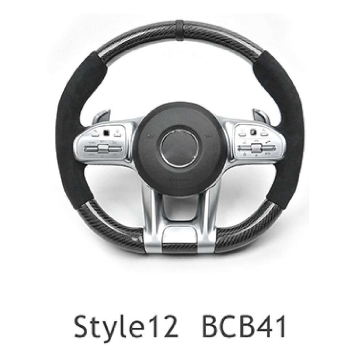 Car Craft Compatible With Mercedes A B C E S G V M Class Ml Gl Gla Glb Glc Gle Gls Slk G55 G63 G Wagon Eqs Upgraded Custom Amg Brabus Maybach Full Steering Wheel Style1 2 Bcb41 CC-8130 - CAR CRAFT INDIA