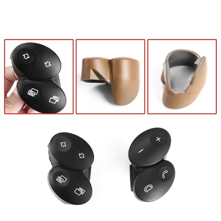 Car Craft Steering Wheel Knob Button Compatible With Mercedes E Class W211 2006-2009 Cls W218 Steering Wheel Knob Button Black 23082023109116-t2 Right CC-2734 - CAR CRAFT INDIA