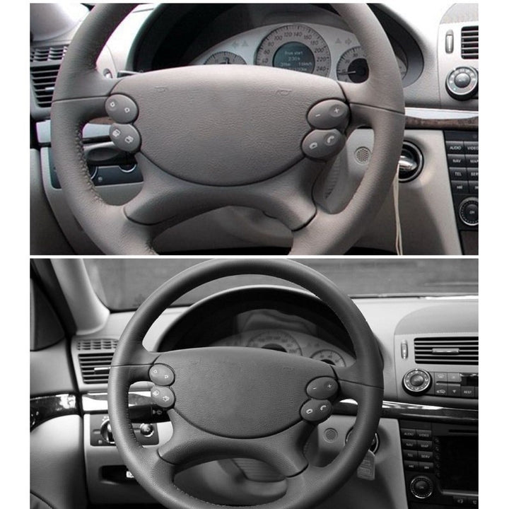 Car Craft Compatible With Mercedes E Class W211 2006-2009 Cls W218 Steering Wheel Knob Button Yellow 23082023108465-t2 Left CC-2737 - CAR CRAFT INDIA