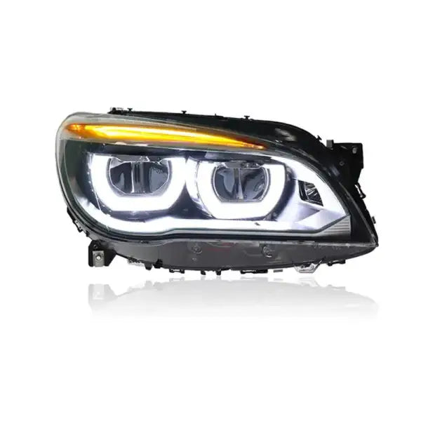 For BMW 7 Series F01 F02 2009-2015 Headlight Auto Head Lamp Reverse Brake Fog Front Lights DRL Plug and Play IP67 2Pcs/Set