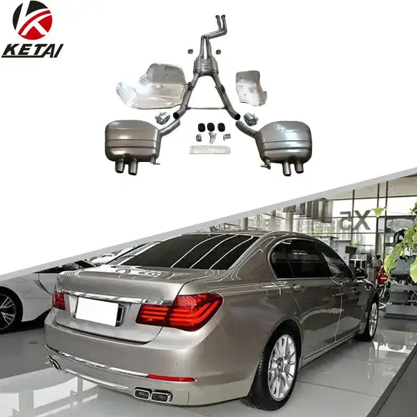 760 Style Auto Rear Bumper Cat-Back Exhaust Facelift Body for BMW F01/F02