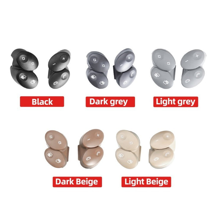 Car Craft Steering Wheel Knob Button Compatible With Mercedes E Class W211 2006-2009 Cls W218 Steering Wheel Knob Button Black 23082023109116-t2 Left CC-2735 - CAR CRAFT INDIA