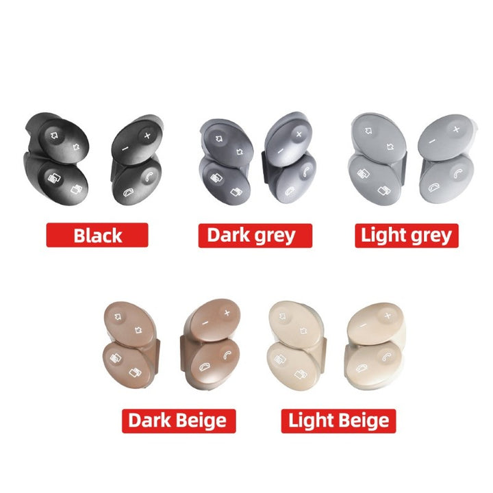 Car Craft Steering Wheel Knob Button Compatible With Mercedes E Class W211 2006-2009 Cls W218 Steering Wheel Knob Button Black 23082023109116-t2 Right CC-2734 - CAR CRAFT INDIA