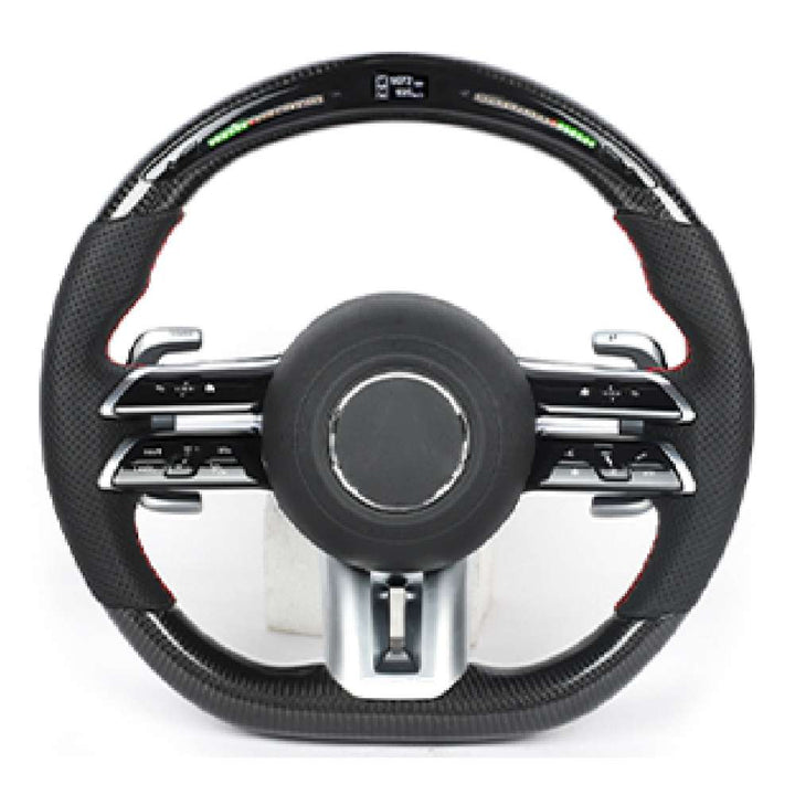 Car Craft Compatible With Mercedes A B C E S G V M Class Ml Gl Gla Glb Glc Gle Gls Slk G55 G63 G Wagon Eqs Upgraded Custom Amg Brabus Maybach Full Steering Wheel Style 4 Bcd34 CC-8142 - CAR CRAFT INDIA