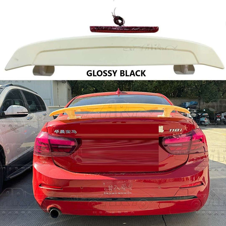 Car Craft Compatible With Bmw Mercedes Audi Jaguar Porsche Bentley Jaguar Toyota Lexus Mini Land Rover Skoda Volkswagen Kia Ford Hyundai Honda Tata Godzilla Universal Spoiler Ar-universal-019 Glossy Black - CAR CRAFT INDIA