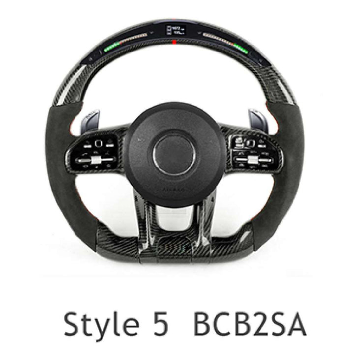 Car Craft Compatible With Mercedes A B C E S G V M Class Ml Gl Gla Glb Glc Gle Gls Slk G55 G63 G Wagon Eqs Upgraded Custom Amg Brabus Maybach Full Steering Wheel Style 5bcb2sa CC-8123 - CAR CRAFT INDIA