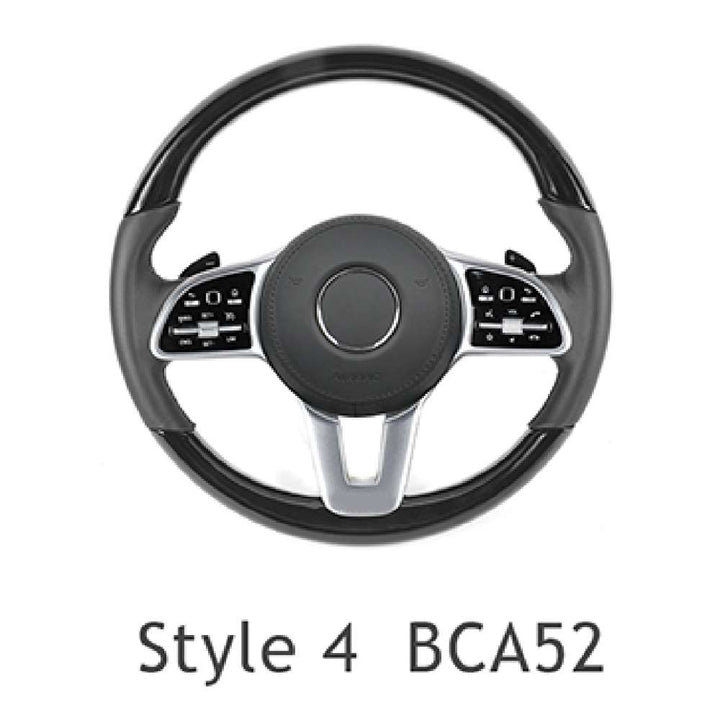 Car Craft Compatible With Mercedes A B C E S G V M Class Ml Gl Gla Glb Glc Gle Gls Slk G55 G63 G Wagon Eqs Upgraded Custom Amg Brabus Maybach Full Steering Wheel Style 4bca52 CC-8154 - CAR CRAFT INDIA