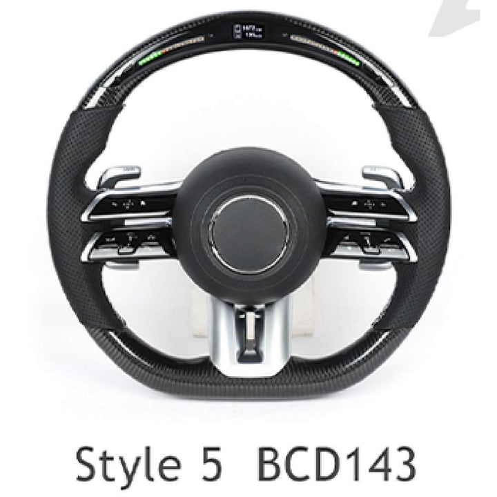 Car Craft Compatible With Mercedes A B C E S G V M Class Ml Gl Gla Glb Glc Gle Gls Slk G55 G63 G Wagon Eqs Upgraded Custom Amg Brabus Maybach Full Steering Wheel Style 5bcd143 CC-8143 - CAR CRAFT INDIA