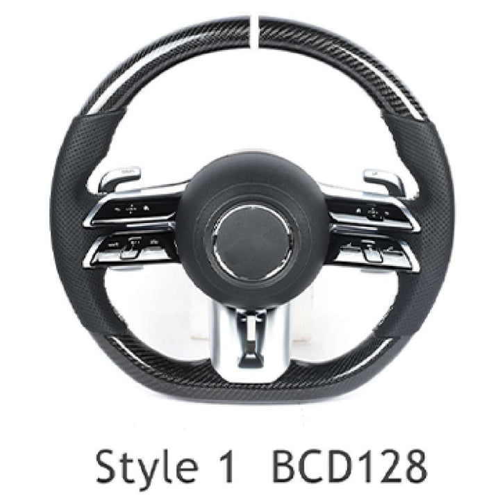 Car Craft Compatible With Mercedes A B C E S G V M Class Ml Gl Gla Glb Glc Gle Gls Slk G55 G63 G Wagon Eqs Upgraded Custom Amg Brabus Maybach Full Steering Wheel Style 1bcd128 CC-8139 - CAR CRAFT INDIA