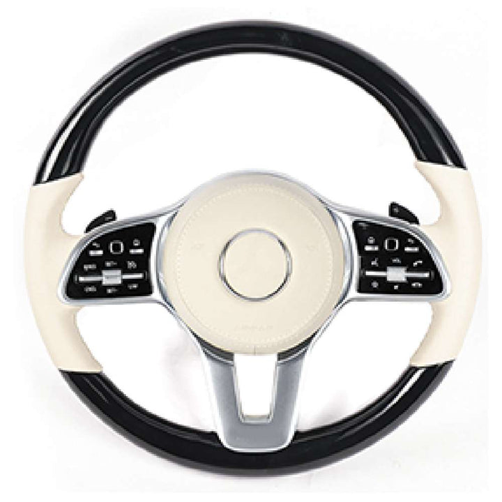 Car Craft Compatible With Mercedes A B C E S G V M Class Ml Gl Gla Glb Glc Gle Gls Slk G55 G63 G Wagon Eqs Upgraded Custom Amg Brabus Maybach Full Steering Wheel Style 3bca55 CC-8153 - CAR CRAFT INDIA