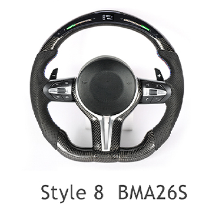 Car Craft Compatible With Bmw 3 Series E90 E91 E92 E93 2006-2012 X5 E70 X6 E71 2006-2014 Z4 E89 2009-2016 X1 E84 2010-2016 Upgraded Custom M Sports M3 M5 Full Steering Wheel Style 8 Bma26s CC-8031 - CAR CRAFT INDIA