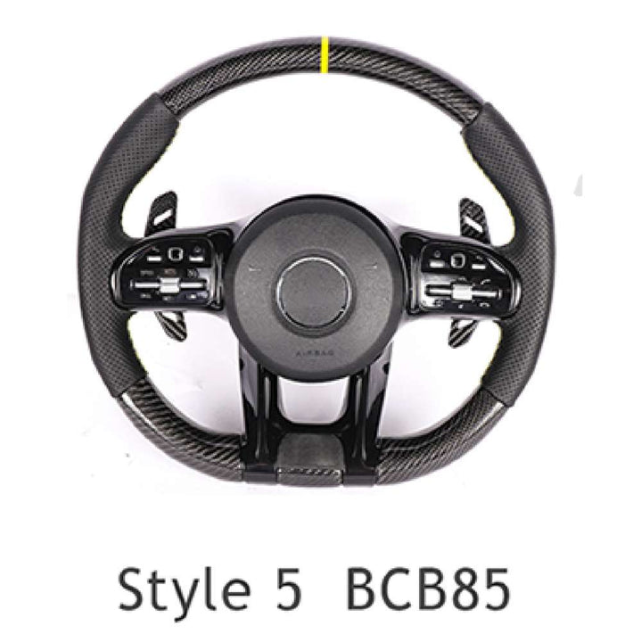 Car Craft Compatible With Mercedes A B C E S G V M Class Ml Gl Gla Glb Glc Gle Gls Slk G55 G63 G Wagon Eqs Upgraded Custom Amg Brabus Maybach Full Steering Wheel Style 5 Bcb85 CC-8134 - CAR CRAFT INDIA