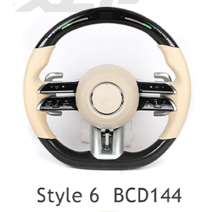 Car Craft Compatible With Mercedes A B C E S G V M Class Ml Gl Gla Glb Glc Gle Gls Slk G55 G63 G Wagon Eqs Upgraded Custom Amg Brabus Maybach Full Steering Wheel Style 6bcd144 CC-8144 - CAR CRAFT INDIA