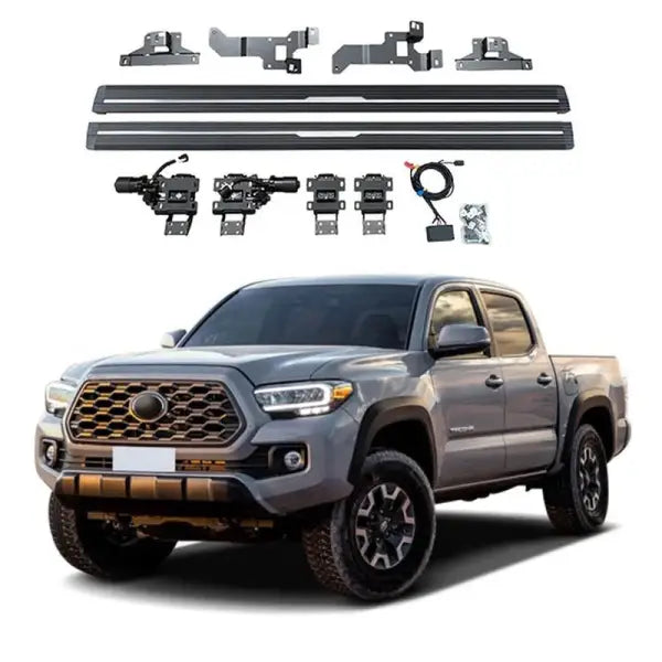 Aluminium Automatic Auto Parts Pickup Truck Power Running Board Run Board Side Step for TOYOTA TACOMA CREW CAB 2015 2023
