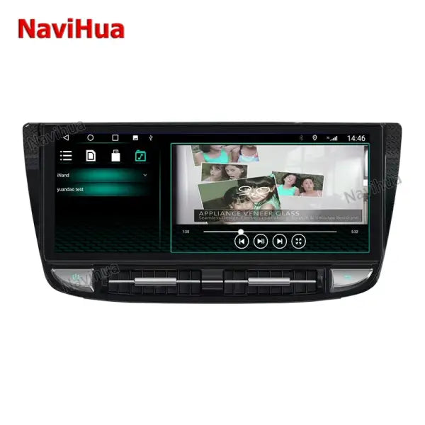 Android 4.4 Car Radio Stereo GPS Navigation Wifi Touch Screen Auto DVD Player Head Unit Porschepanamera 2010-2016