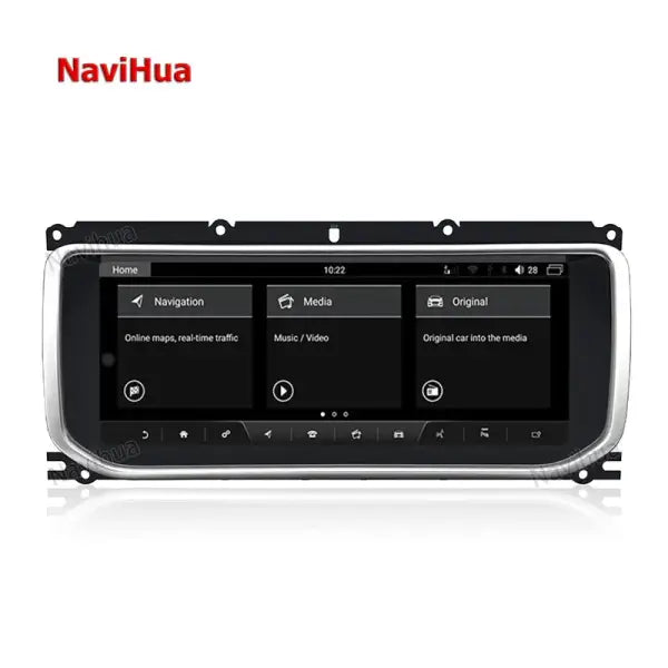 Android Car Video DVD Player 12.25 Inch Stereo Radio GPS Navigation System for Land Rover Evoque 2015-2018