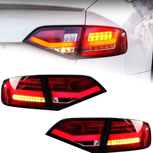 Audi A4 B8 LED Tail Light 2009-2012 A4L Rear Fog Brake Turn Signal Reverese Rear Lamp Automotive