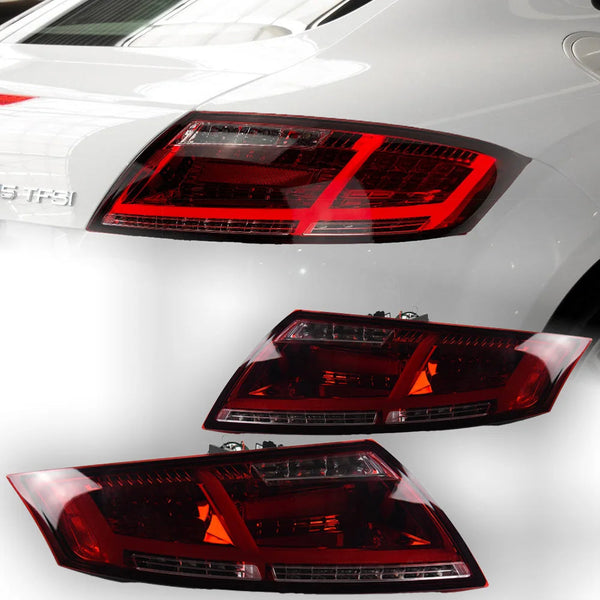 Audi TT Tail Lights 2006-2013 TT LED Tail Lamp Signal DRL Brake Animation Reverse Automotive
