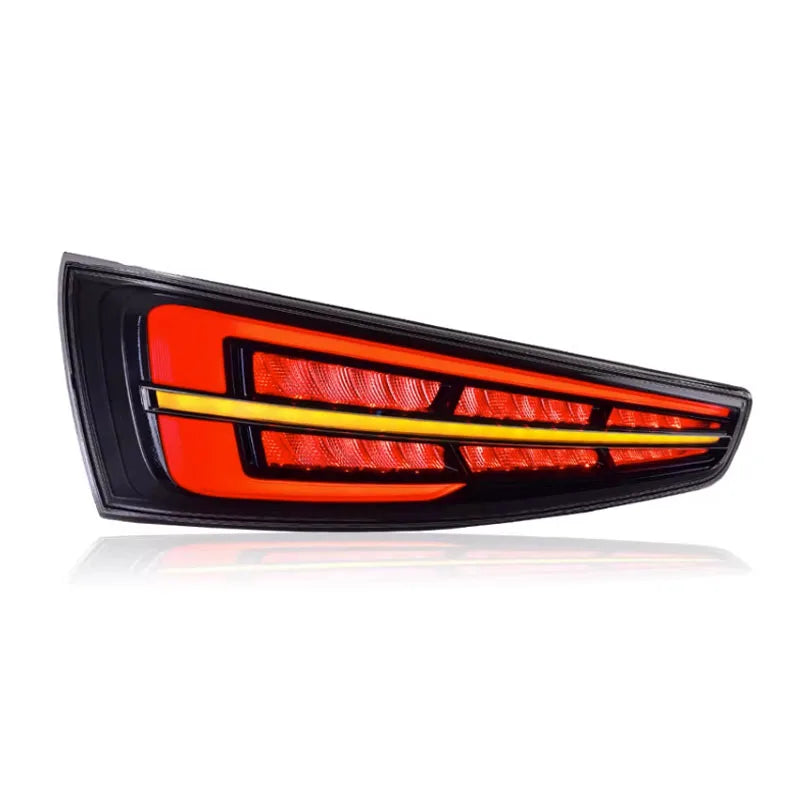 Auto Car Parts for 2013-2018 Audi Q3 Taillight Assembly Modified New LED Driving Light Sequential Turn Signal Rear Lamp