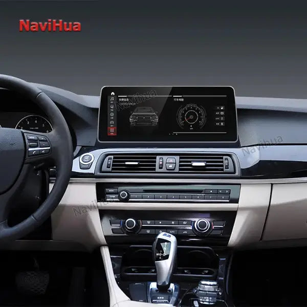 auto Monitor Multimedia Touch Screen Android GPS Navigation Car Radio 12.3Inch Stereo for BMW 5 Series F10 NBT
