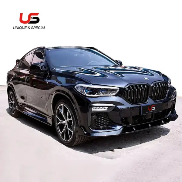 Auto Parts Body Kit for BMW X6 G06 Modified to Black Knight Bodykits Front Lip Rear Diffuser Side Skirts
