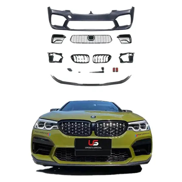Best Sales Tuning Body Kit Front Bumper for BMW 5 Series G30 G38 Modified to 2021 M5 Looking Bodykits G30/38 M5 Front Bumper