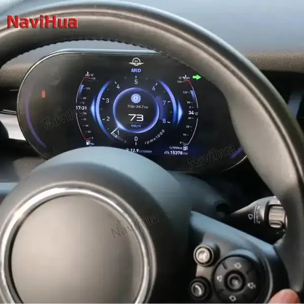 for BMW Mini Speedometer Car LCD Performance Gauge Original Car Information Remain Instrument Speedmeters