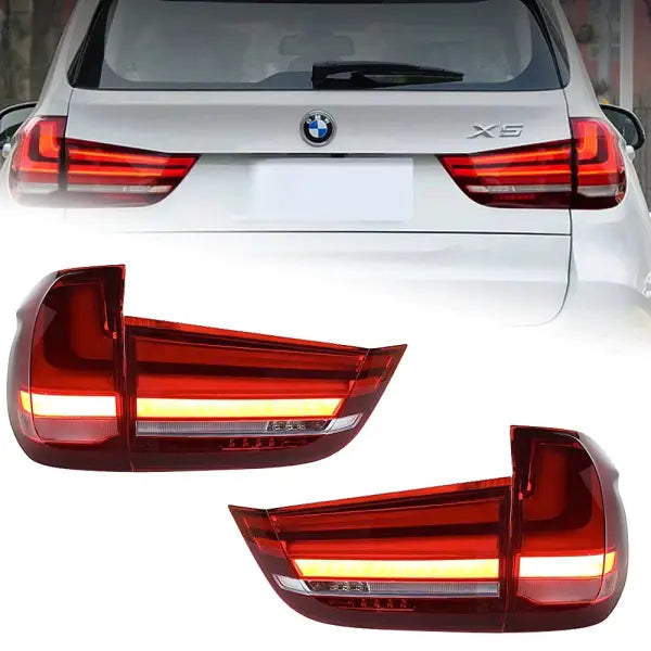 BMW X5 F15 LED Tail Light 2014-2018 F15 Rear Fog Brake Turn Signal Lamp Automotive