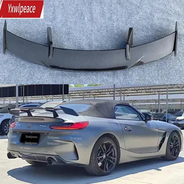 For BMW Z4 G29 GT Style Carbon Fiber Rear Spoiler Trunk Wing 2019 2020 2021 2022 2023