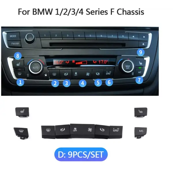 Car Craft 3 Series F30 Dashboard Button Compatible With Bmw