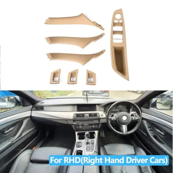 Car Craft 5 Series Door Handle Set Compatible with BMW 5