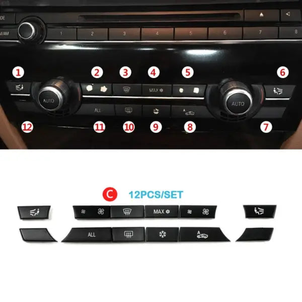 Car Craft 5 Series F10 Dashboard Ac Button Compatible