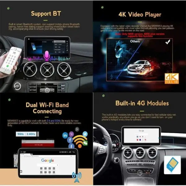 Car Craft C Class Android Player DVD Compatible with