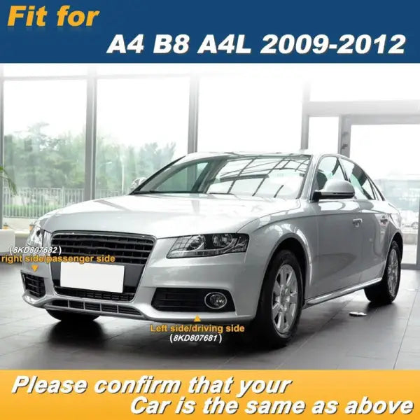 Car Craft Compatible With Audi A4 2009 - 2012 B8 Bumper Fog